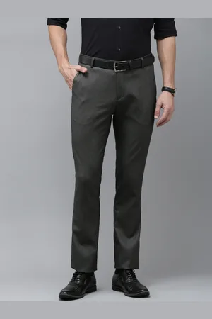 Arrow Men Textured Tailored Formal Trousers