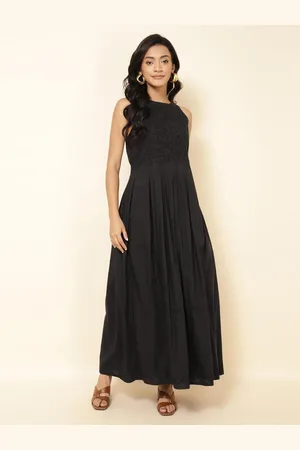 Fabindia Black Maxi Dress