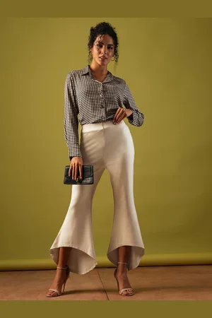 Globus Women Stretchable Mid-Rise Trousers