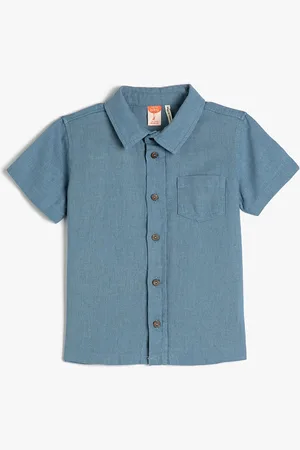 Koton Boys Spread Collar Opaque Casual Shirt