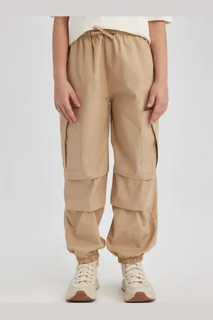DeFacto Girls Mid-Rise Regular Fit Joggers Trousers