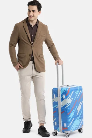 Teakwood Leathers Milkyway Printed Hard Medium-Sized Trolley Bag 54.6L