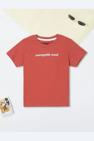 Max Collection Boys Sports Printed Applique T-shirt