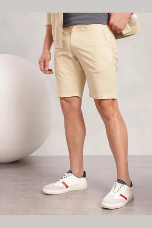 Nautica Men Solid Pure Cotton Slim Fit Chino Shorts