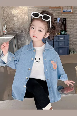 LULU & SKY Girls Opaque Printed Casual Shirt