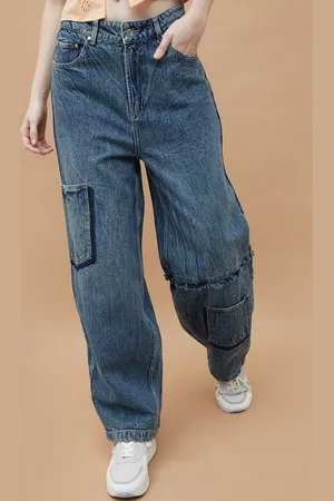Lifestyle Women Low Distress Jeans