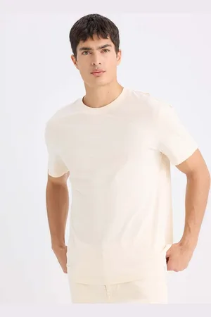 DeFacto Men Raw Edge T-shirt