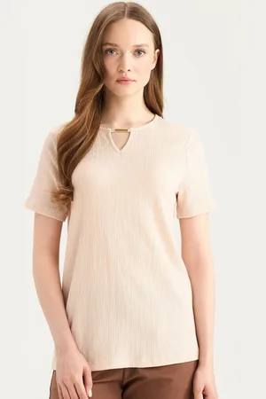 DeFacto Women Cut Outs T-shirt