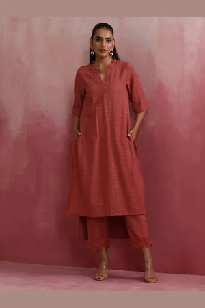 trueBrowns Women Regular Kurta with Trousers