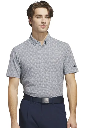 adidas Go-To Stripe Printed Golf Polo T-Shirt