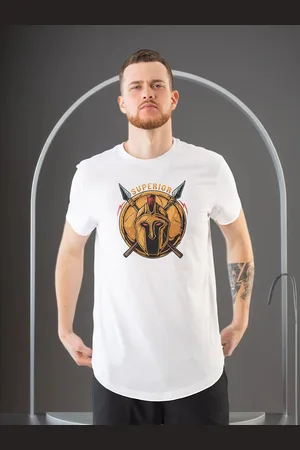 Moda Rapido Men Graphic Printed Round Neck Regular Fit T-shirt