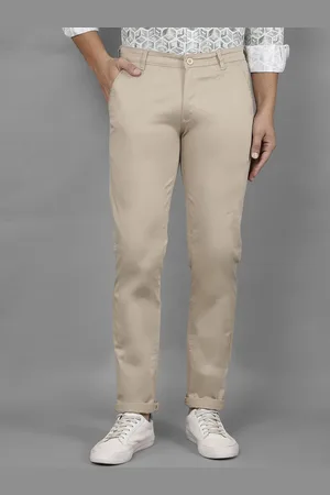 Canary London Men Smart Slim Fit Wrinkle Free Chinos Trousers