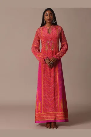 KALKI Fashion Embroidered Maxi-Length Ethnic Dresses