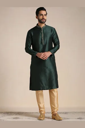 Manyavar Men Full Sleeves Kurta With Churidar