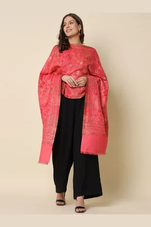 HERE&NOW Floral Woven Design Shawl