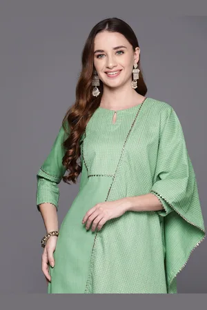 Indo Era Printed Regular Gotta Patti Kurta with Palazzos & Dupatta