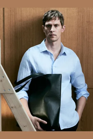 H&M Slim Fit Linen Shirt