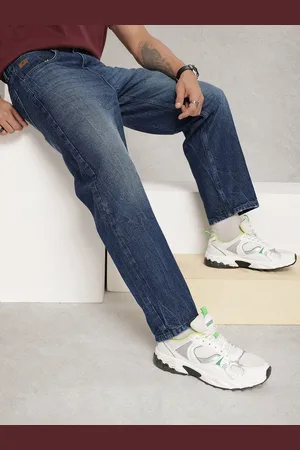WROGN Men Loose Fit Light Fade Pure Cotton Jeans