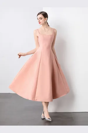 JC Collection Off-Shoulder Fit & Flare Midi Dress