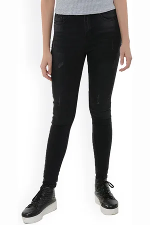 Gipsy Women Black Slim Fit Mid-Rise Clean Look Jeans