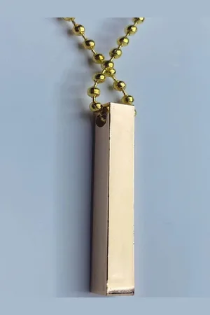 Roadster Gold-Plated Contemporary Pendants with Chains