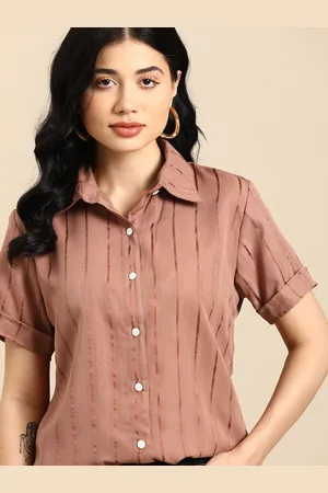 DressBerry Women Opaque Striped Casual Shirt