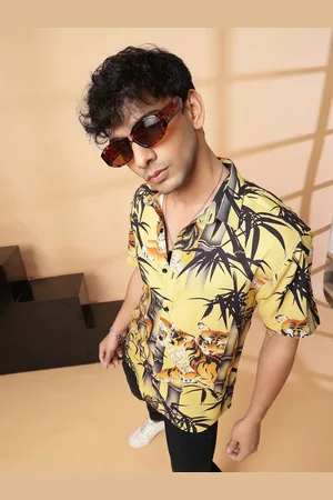 Rigo Men Floral Opaque Printed Casual Shirt