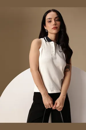 Chemistry Pure Cotton Self Design Polo Collar T-shirt