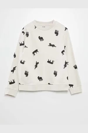 KIABI Boys Cotton Printed Sweatshirt