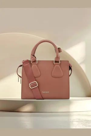 Fastrack Women Solid Structured Handheld Bag
