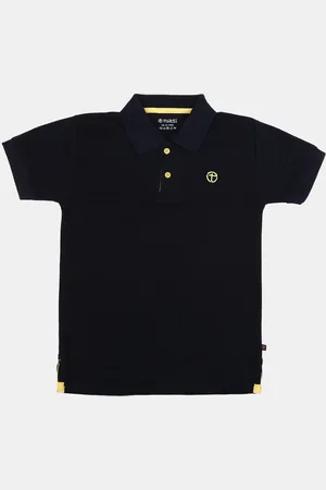 V-Mart Boys Polo Collar Short Sleeves Cotton T-shirt
