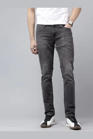 SPYKAR Men Slim Fit Low-Rise Light Fade Stretchable Jeans