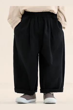 LULU & SKY Boys Loose Fit High-Rise Trousers