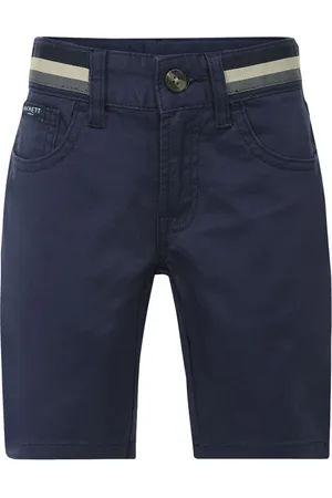 Hackett Boys Slim Fit Mid-Rise Cotton Shorts