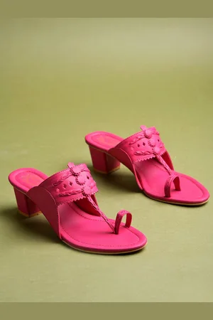Shoetopia Girl Ethnic Block Open Toe Sandals