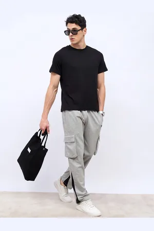 Styli Colorblock Relaxed Fit Open Hem Cargo Jogger