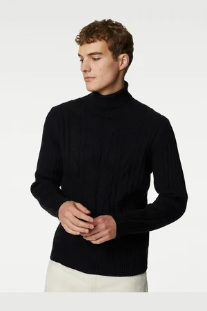 Marks & Spencer Ribbed Turtle Neck Pullover