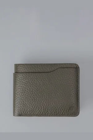Outback Men Textured Leather Two Fold Wallet