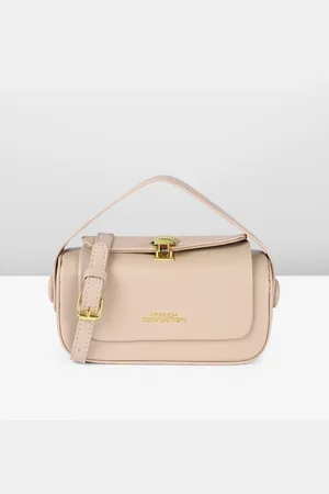 French Connection PU Structured Handheld Bag