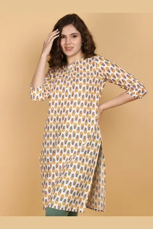 V-Mart Ethnic Motifs Printed Straight Kurta