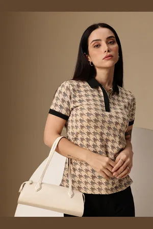 Chemistry Graphic Printed Polo Collar T-shirt