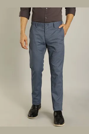 Indian Terrain Men Brooklyn Slim Fit Formal Trousers