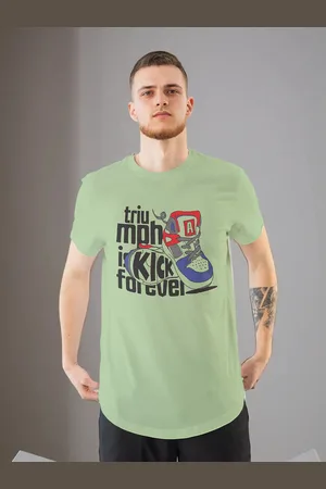 Moda Rapido Men Printed Applique T-shirt