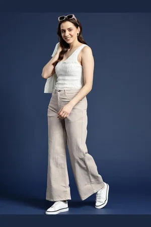 Mast & Harbour Women Wide Leg Jeans