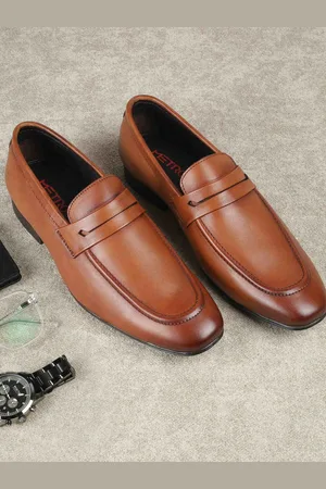 Metro Men Leather Formal Slip-Ons