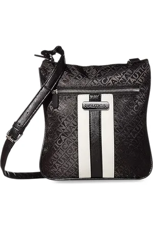 Nautica Brand Logo Printed Structured Sling Bag