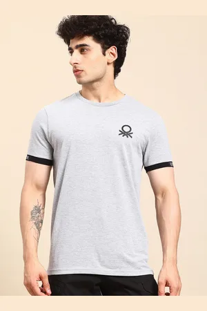Benetton Printed Regular Fit T-Shirt