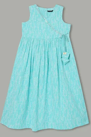Lifestyle Girl Floral Micro Print Fit & Flare Dress