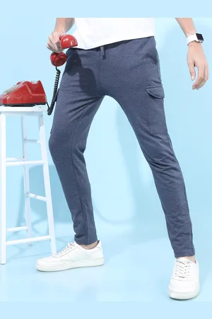 Highlander Men Solid Slim Fit Regular Casual Track Pant