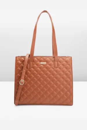 DressBerry Structured Quilted Shoulder Bag